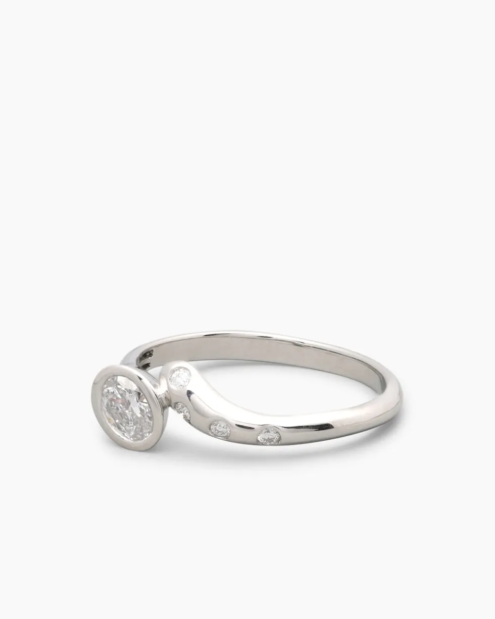 Brillantring 0,37 ct
