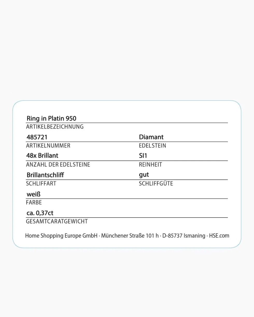Brillantring 0,37 ct