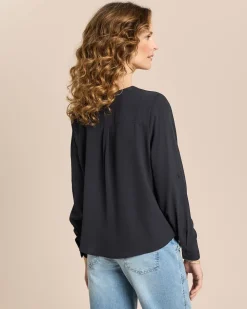 Bubble Crepe Bluse