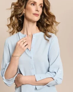 Bubble Crepe Bluse