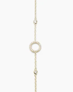 Buchstaben-Armband mit Zirkonia