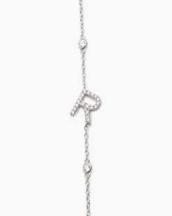 Buchstaben-Armband mit Zirkonia