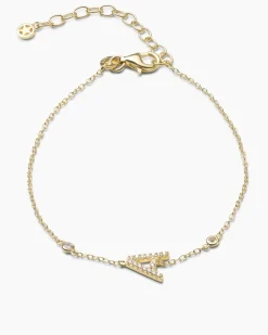 Buchstaben-Armband mit Zirkonia