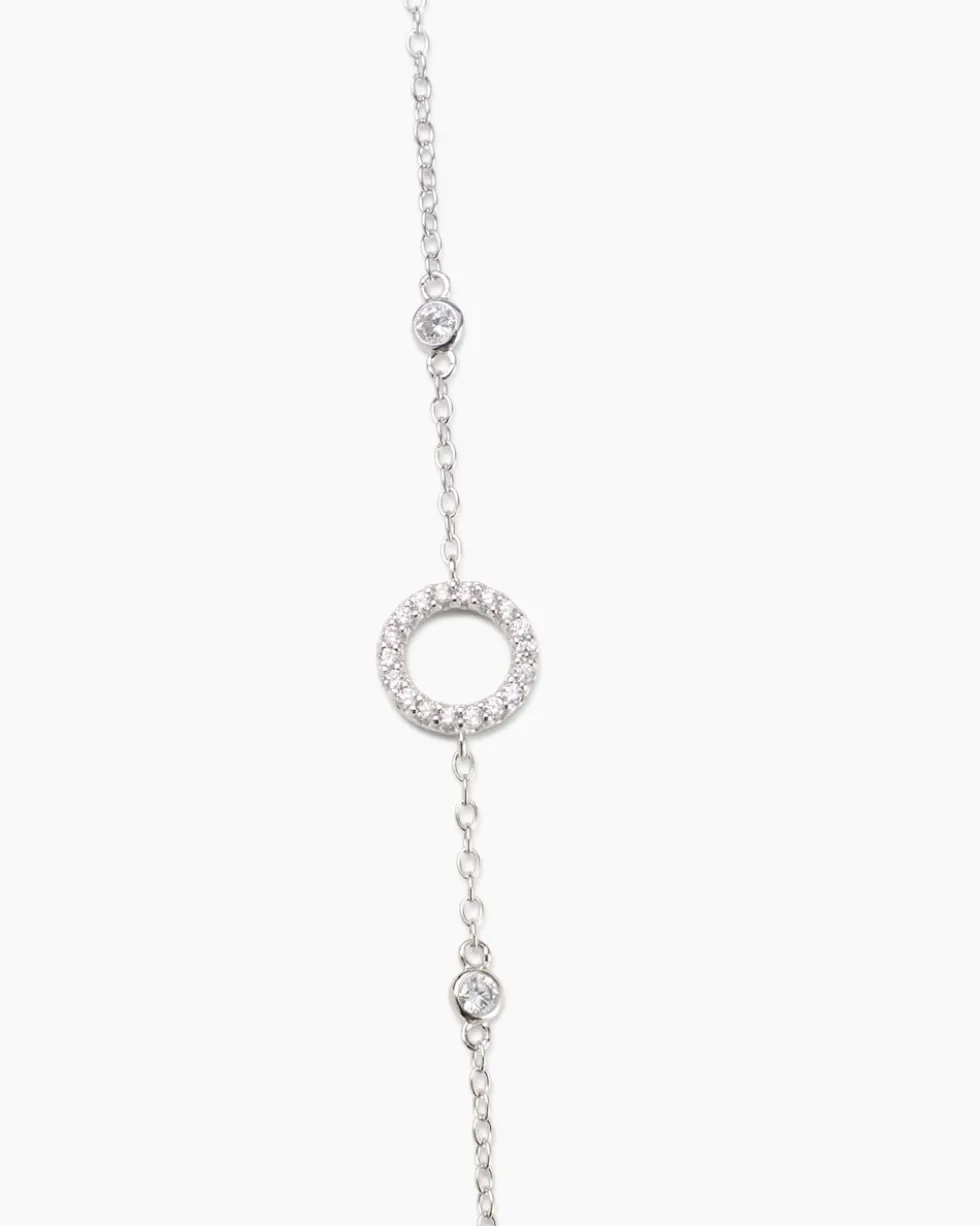 Buchstaben-Armband mit Zirkonia