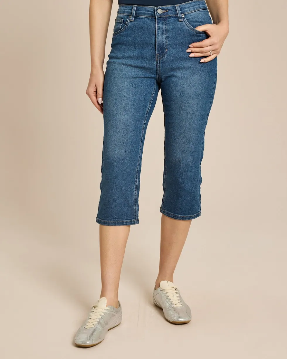 Capri Denim Stretch Hose