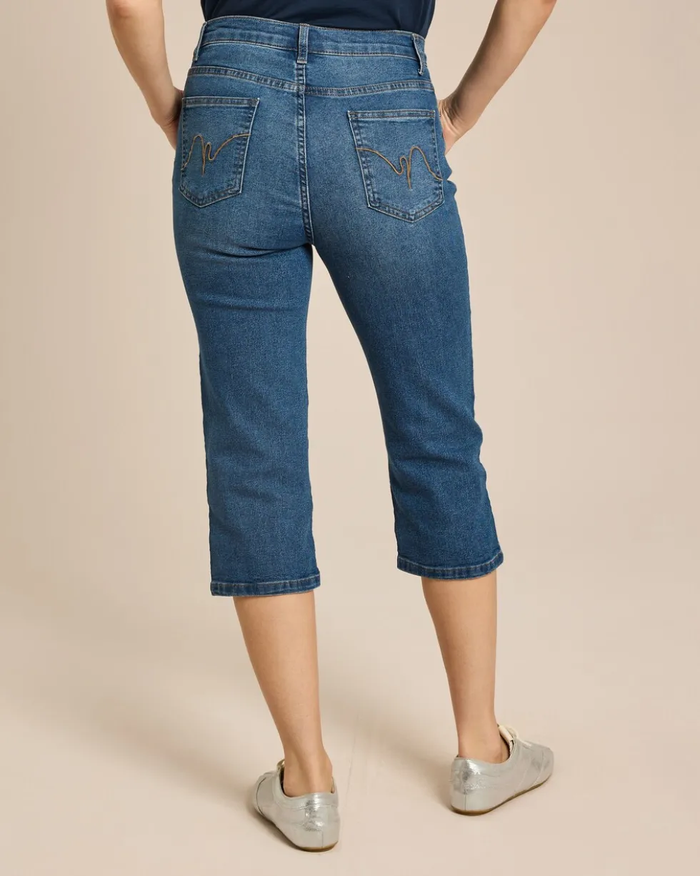 Capri Denim Stretch Hose