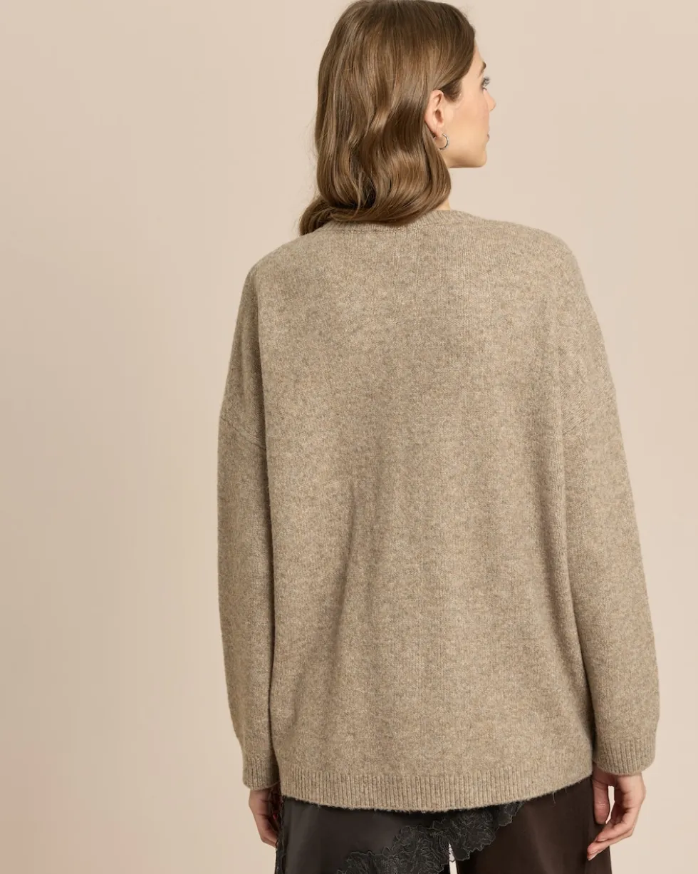 Cardigan mit Bindedetails