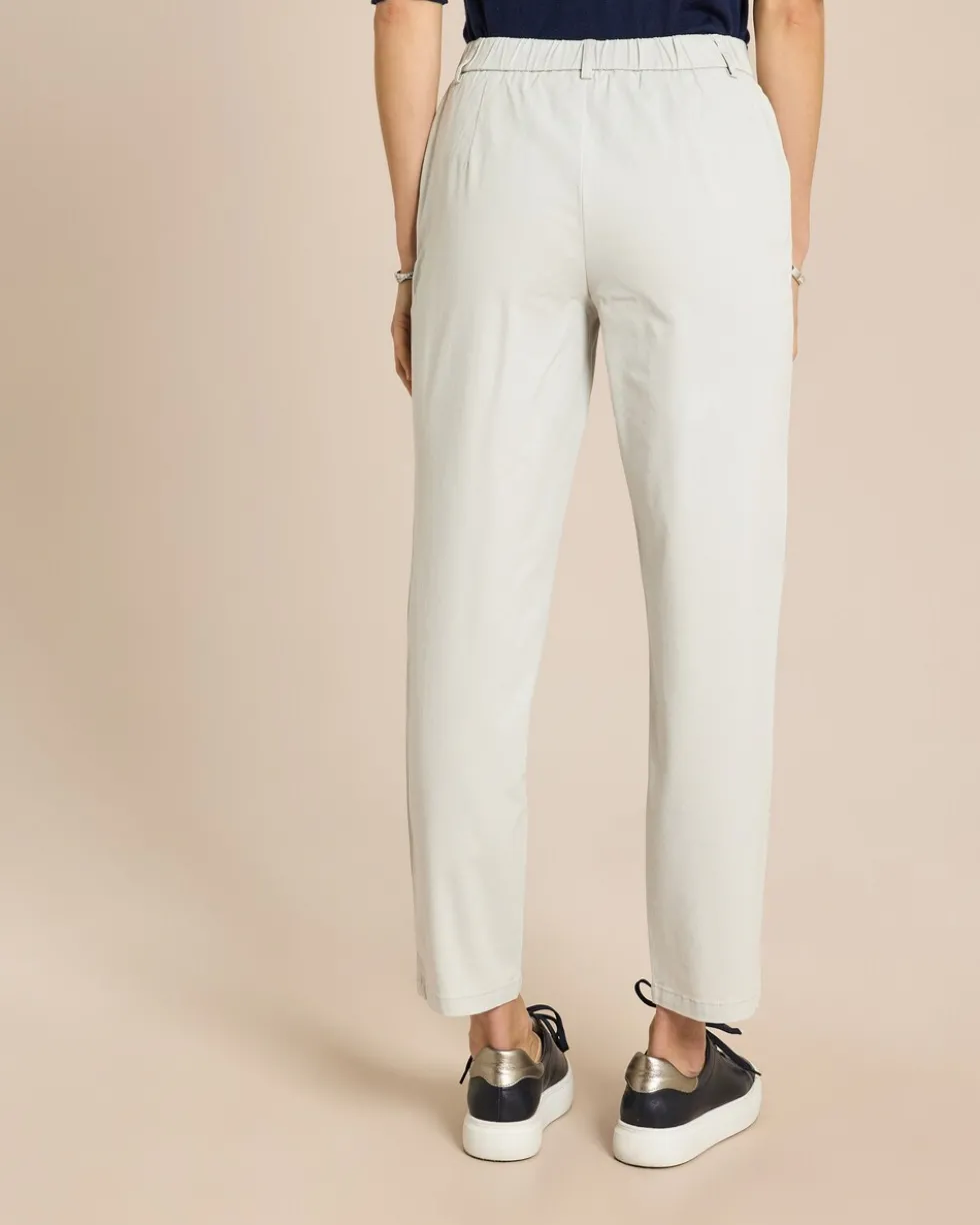 Chino in Cotton-Stretch mit Silk-Touch