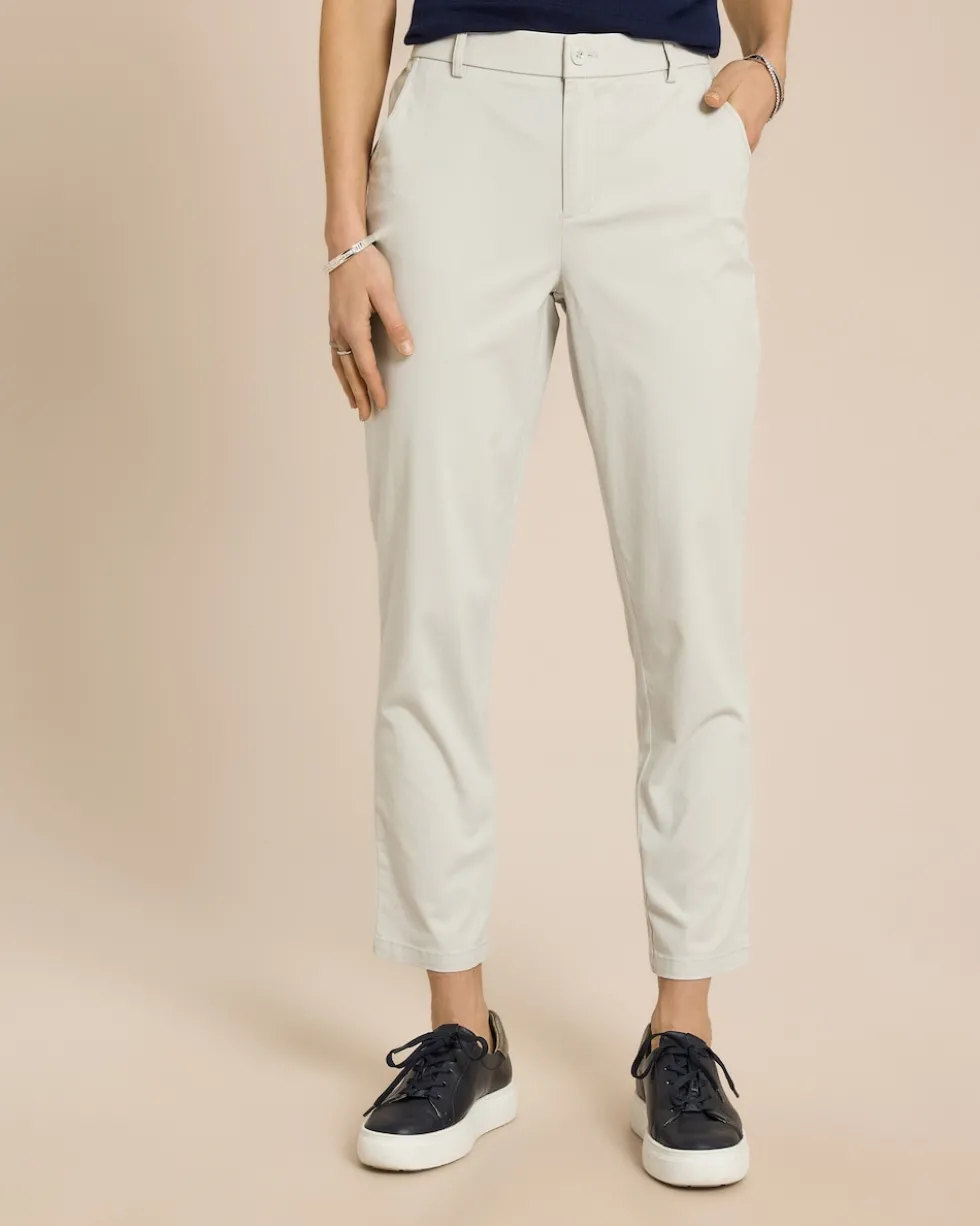 Chino in Cotton-Stretch mit Silk-Touch