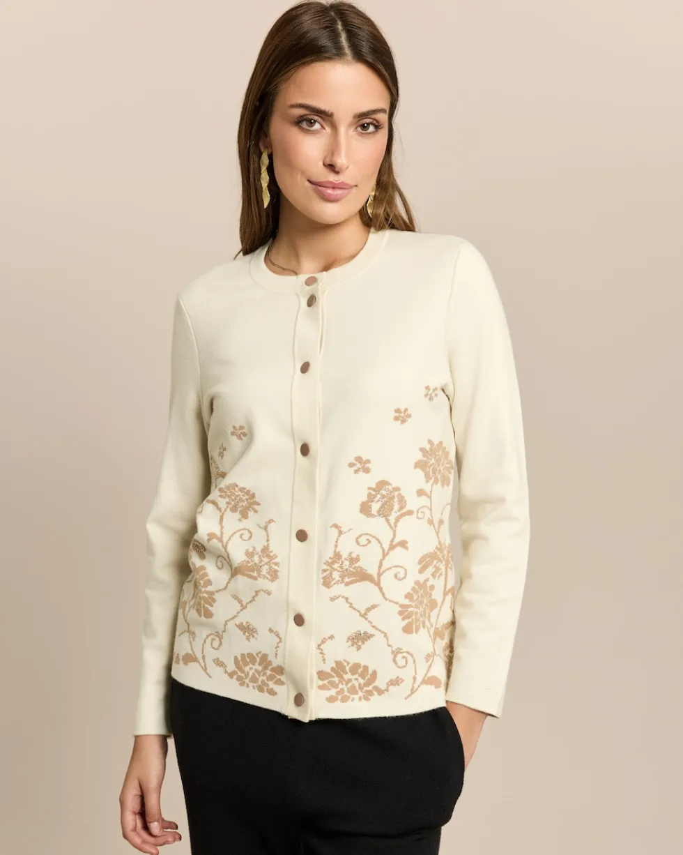 Classic Cardigan Blumen