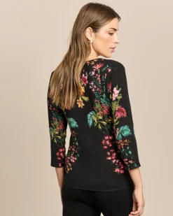 Classic Pullover Blumen