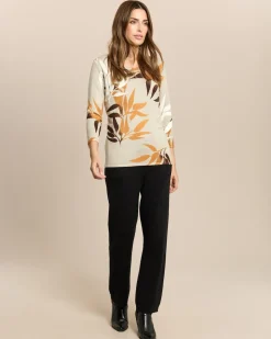 Classic Pullover Palmendruck