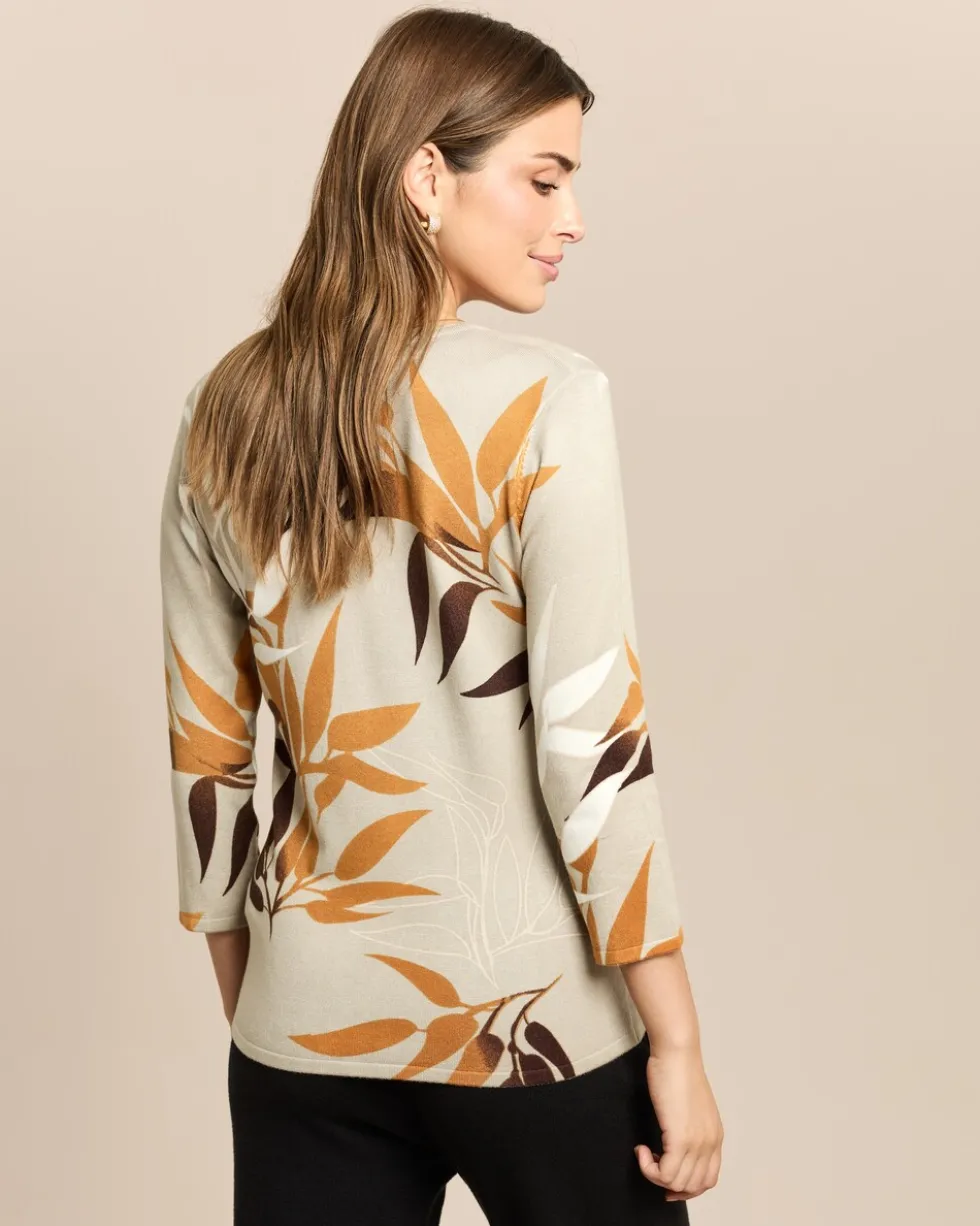 Classic Pullover Palmendruck