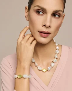 Collier aus Süßwasserzuchtperlen