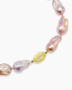 Collier aus Süßwasserzuchtperlen