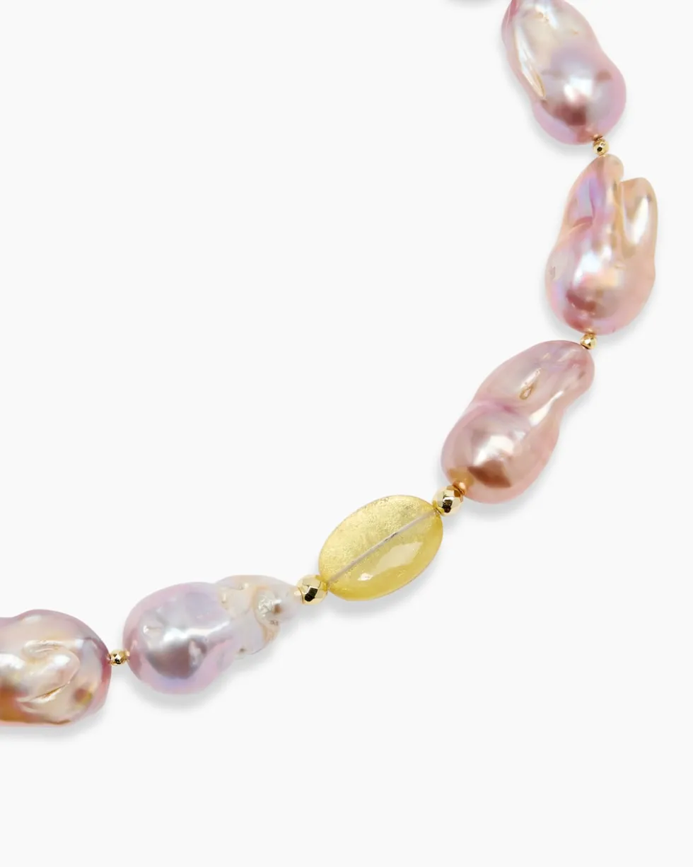 Collier aus Süßwasserzuchtperlen