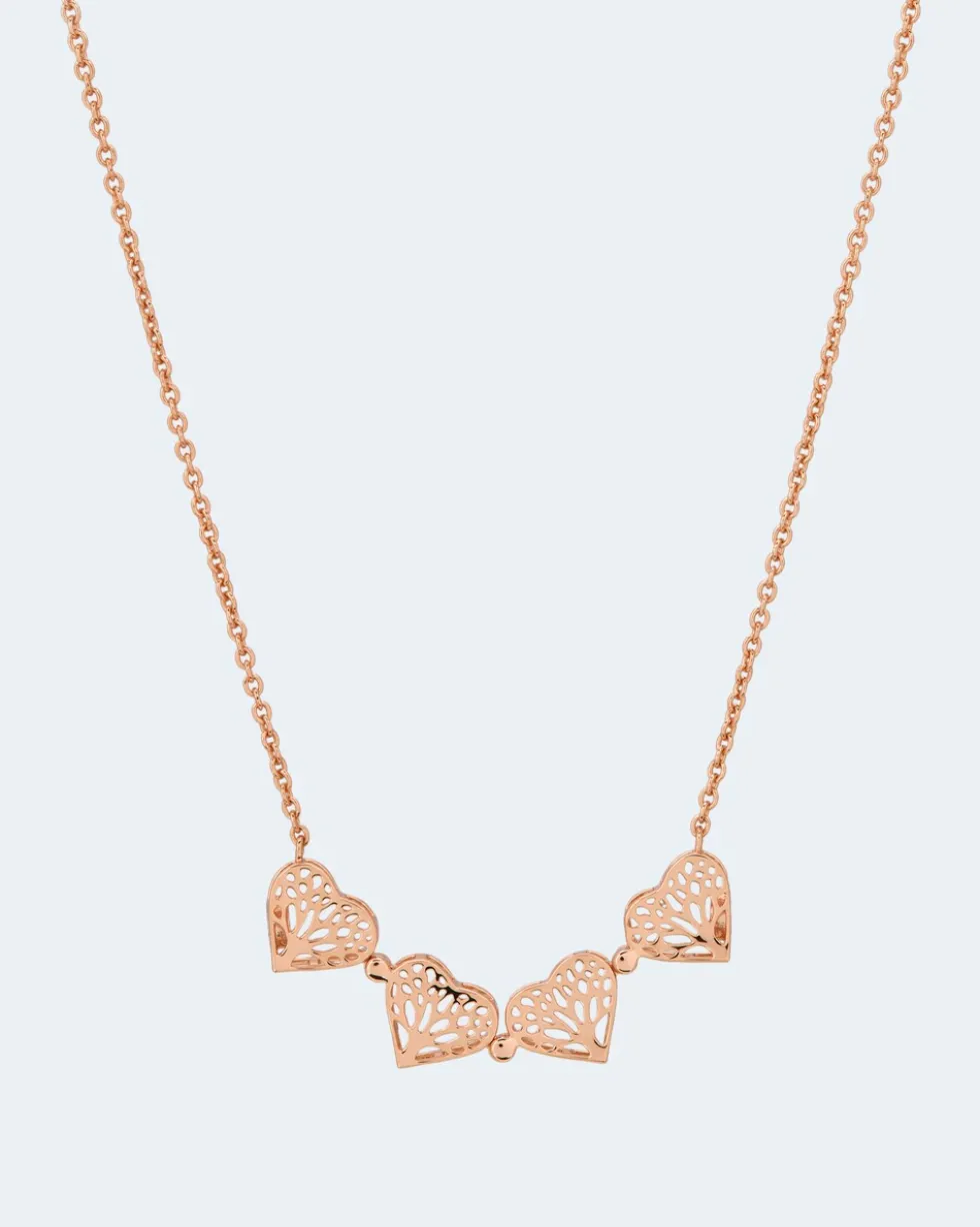 Collier "Kleeblatt/Baum des Lebens"
