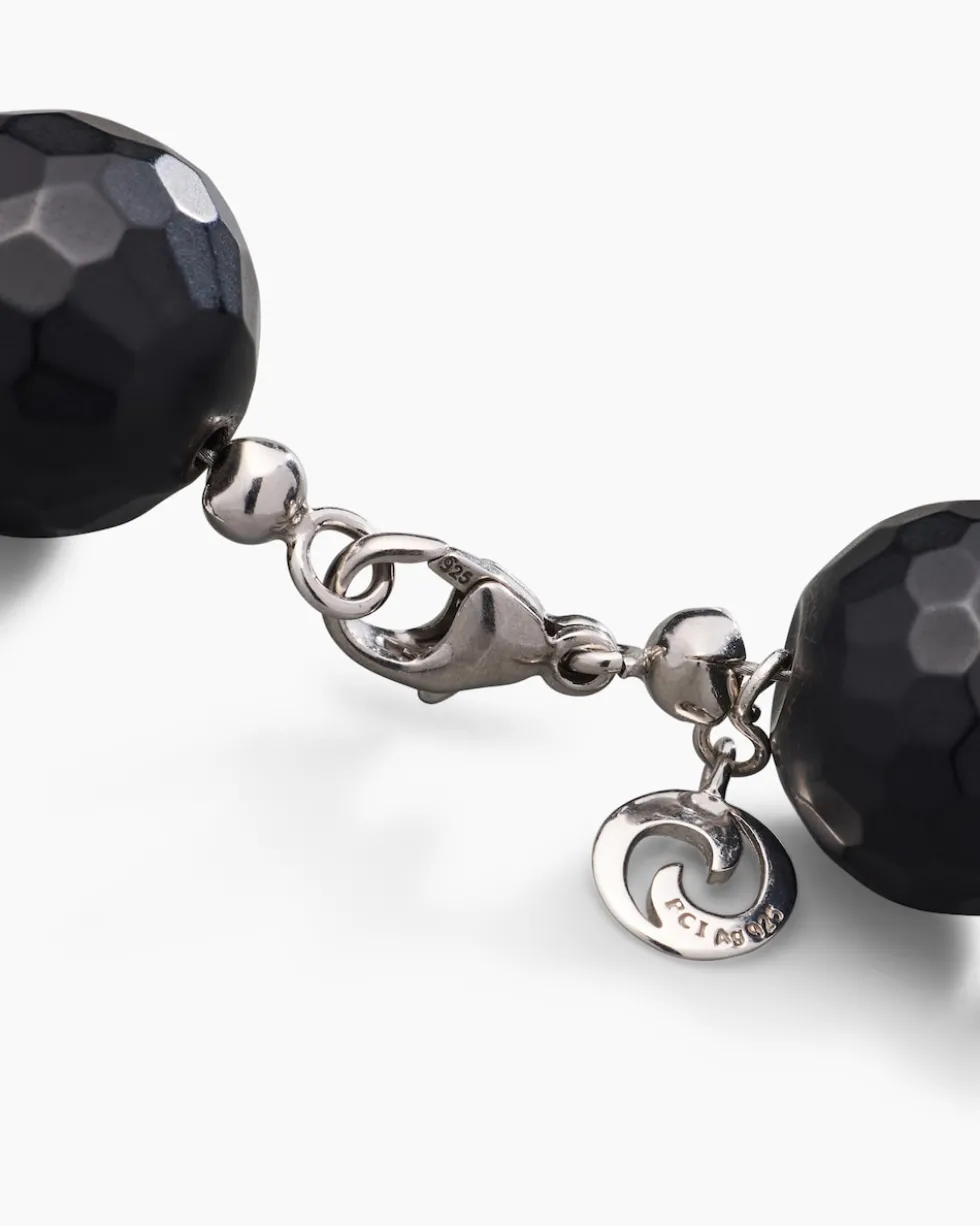 Collier mit Abalone, Achat & Hämatit