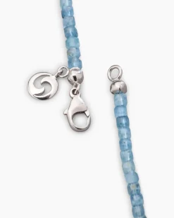Collier mit Aquamarin