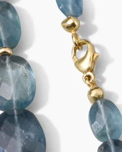 Collier mit Aquamarin