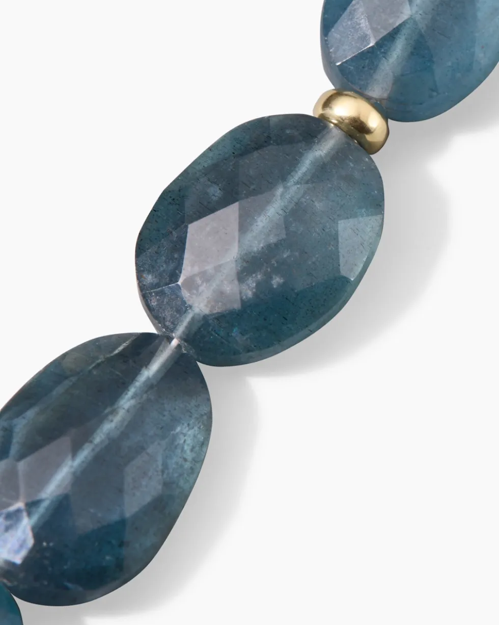 Collier mit Aquamarin