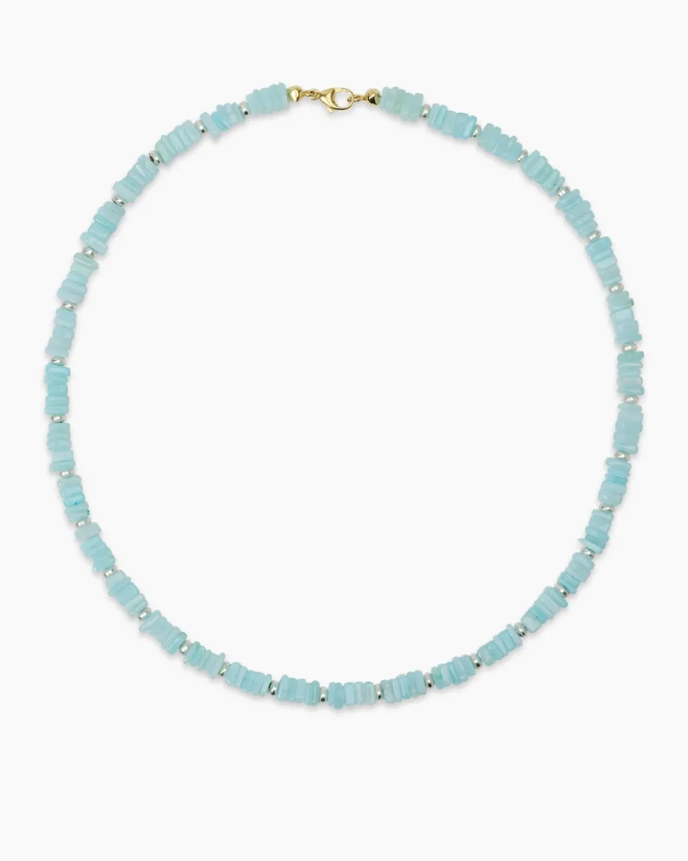 Collier mit blauem Opal