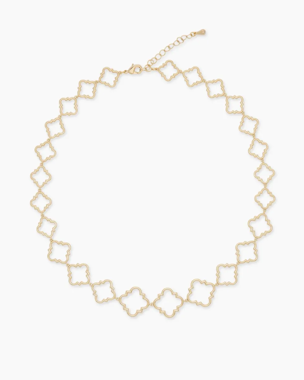 Collier mit Kleeblatt-Design