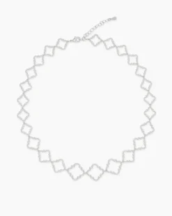 Collier mit Kleeblatt-Design
