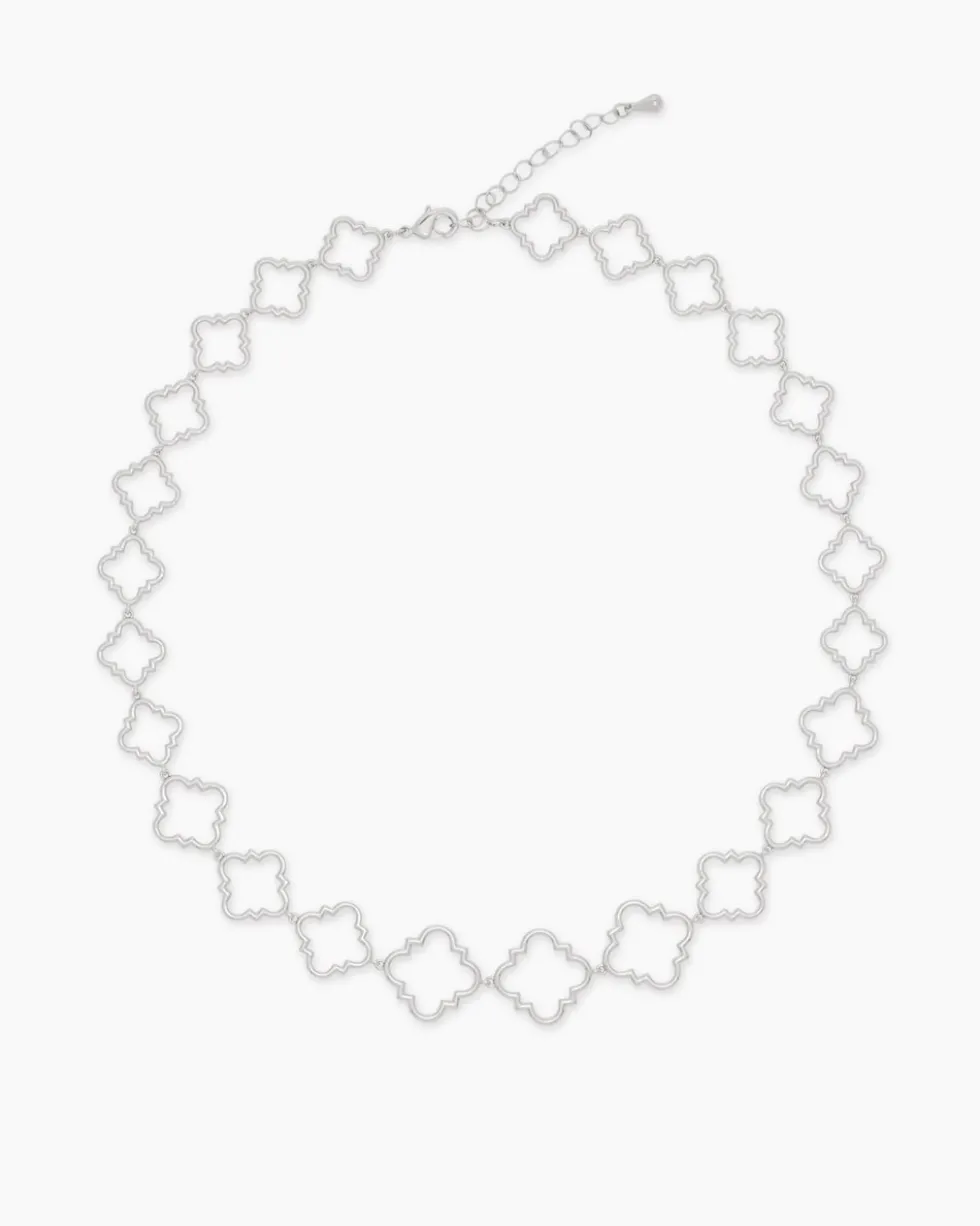 Collier mit Kleeblatt-Design