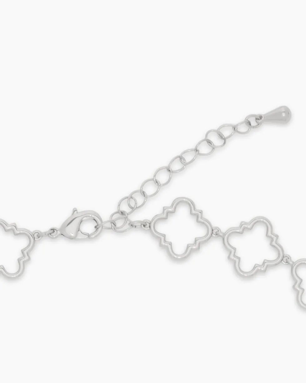 Collier mit Kleeblatt-Design