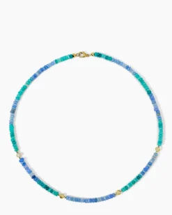 Collier mit Kristallopal