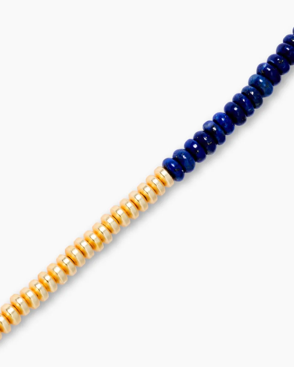 Collier mit Lapislazuli & Hämatit