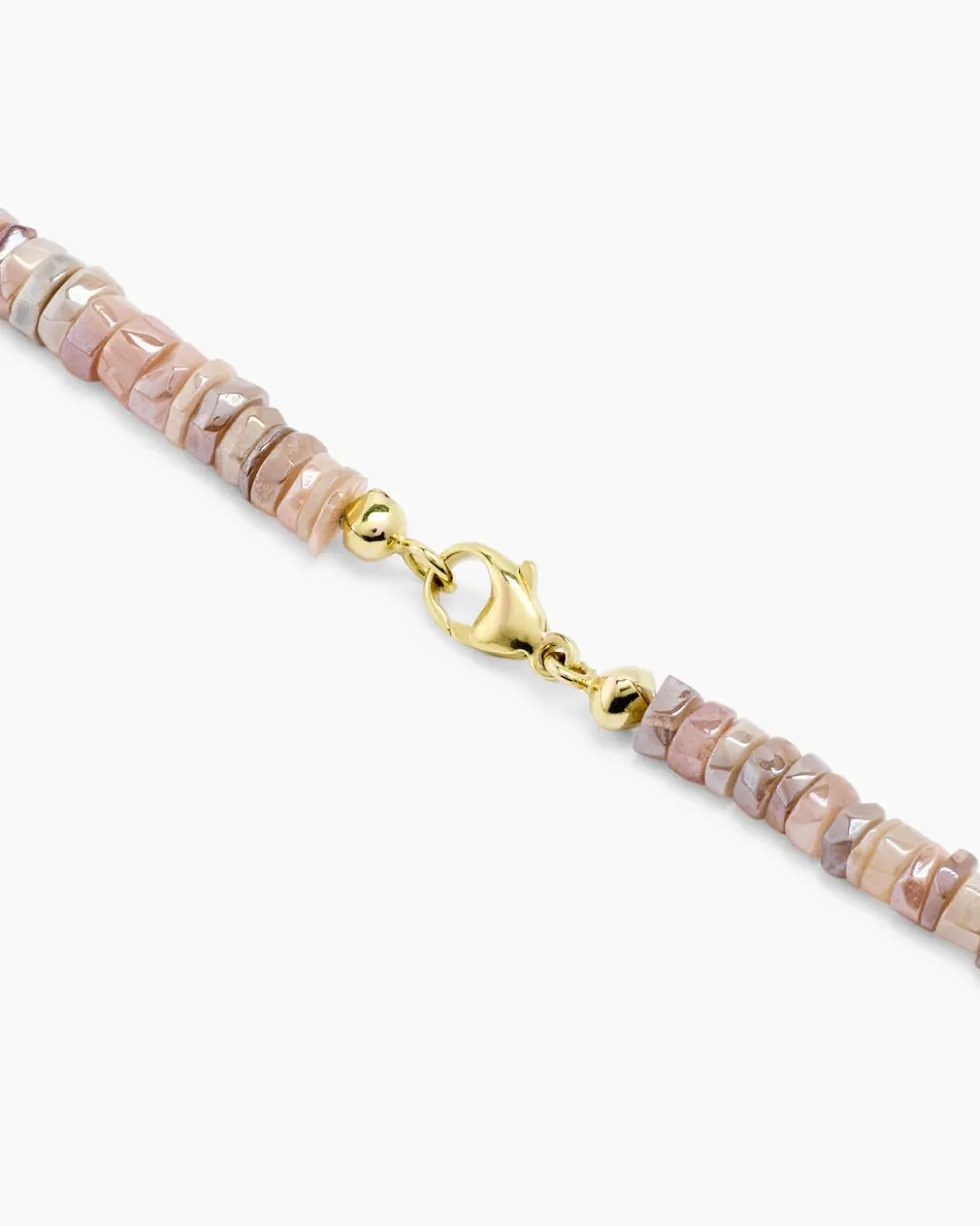 Collier mit Mondstein-Mix