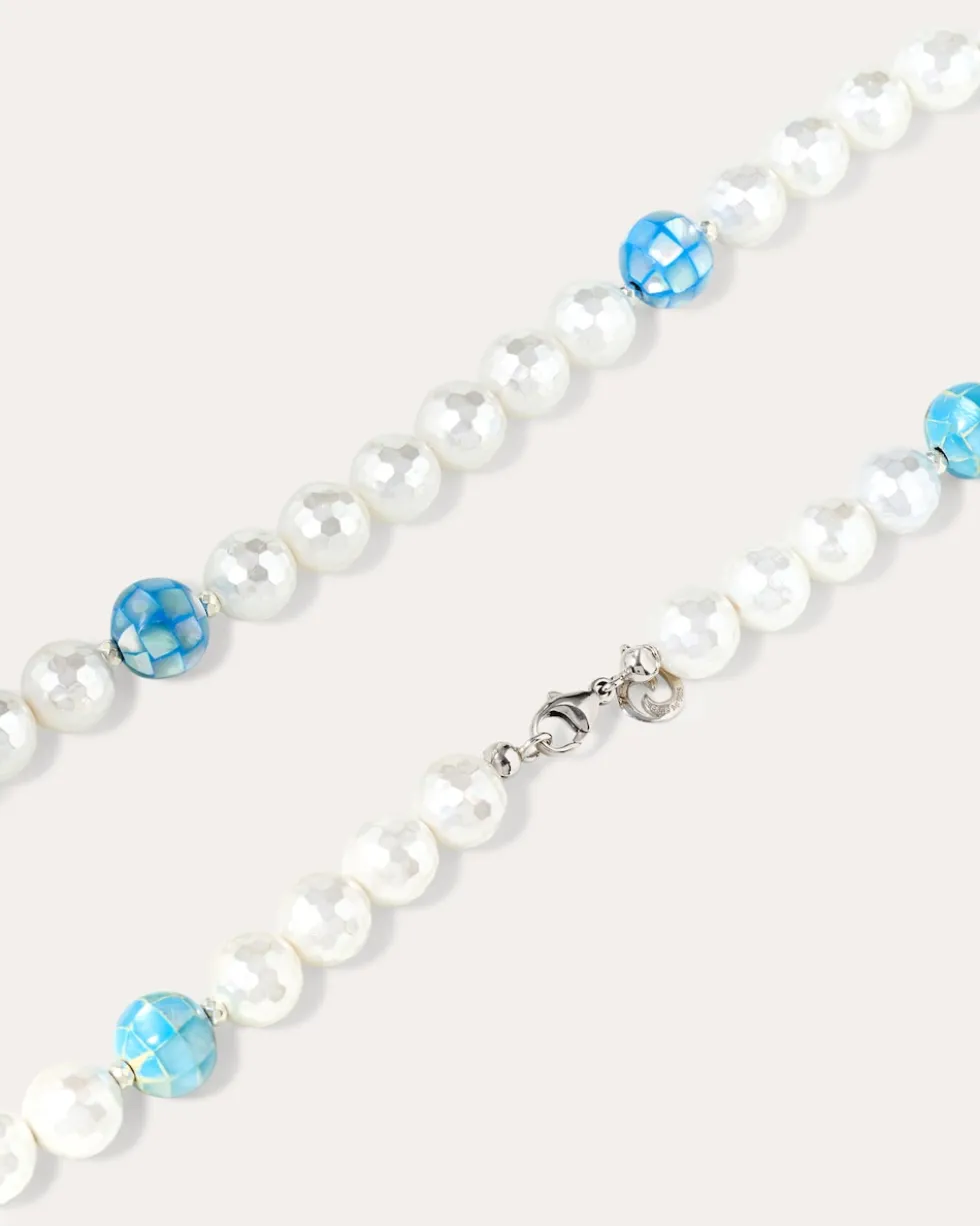 Collier mit Perlmutt & Aragonit