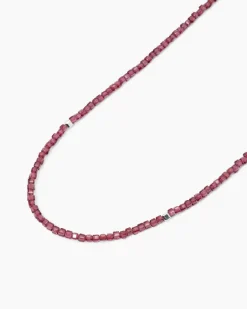 Collier mit Rhodolith