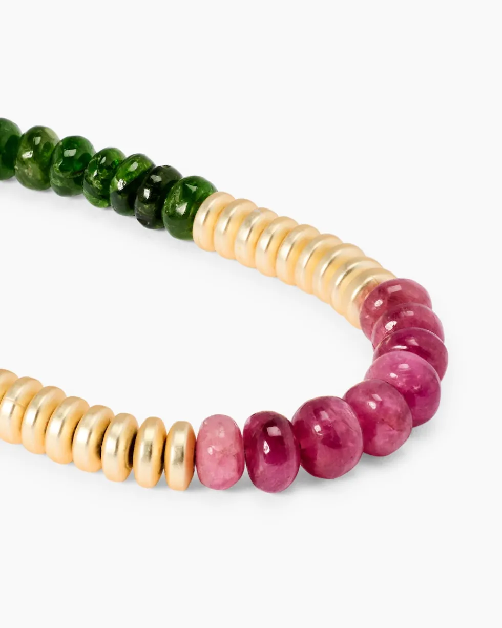 Collier mit Turmalin & Hämatit
