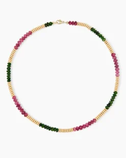 Collier mit Turmalin & Hämatit