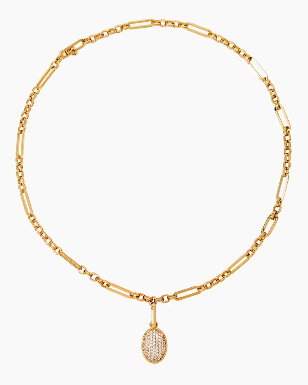 Collier mit Vario-Clip & Zirkonia