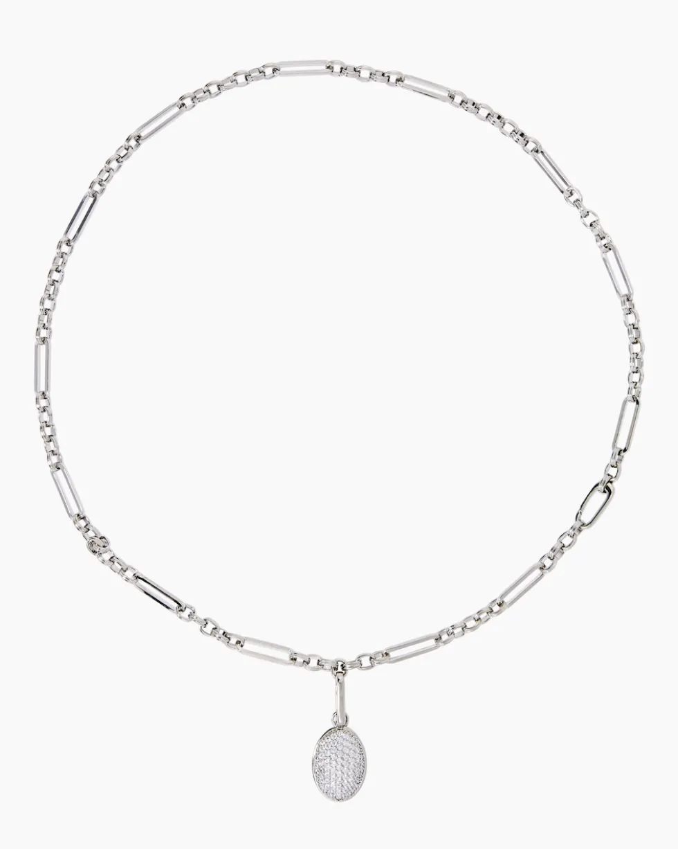 Collier mit Vario-Clip & Zirkonia