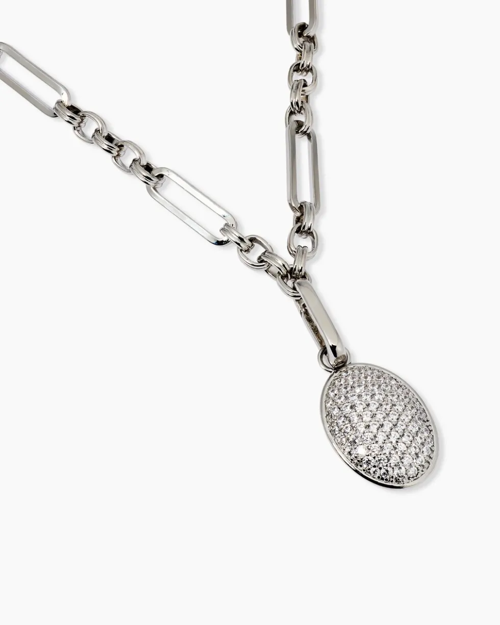 Collier mit Vario-Clip & Zirkonia