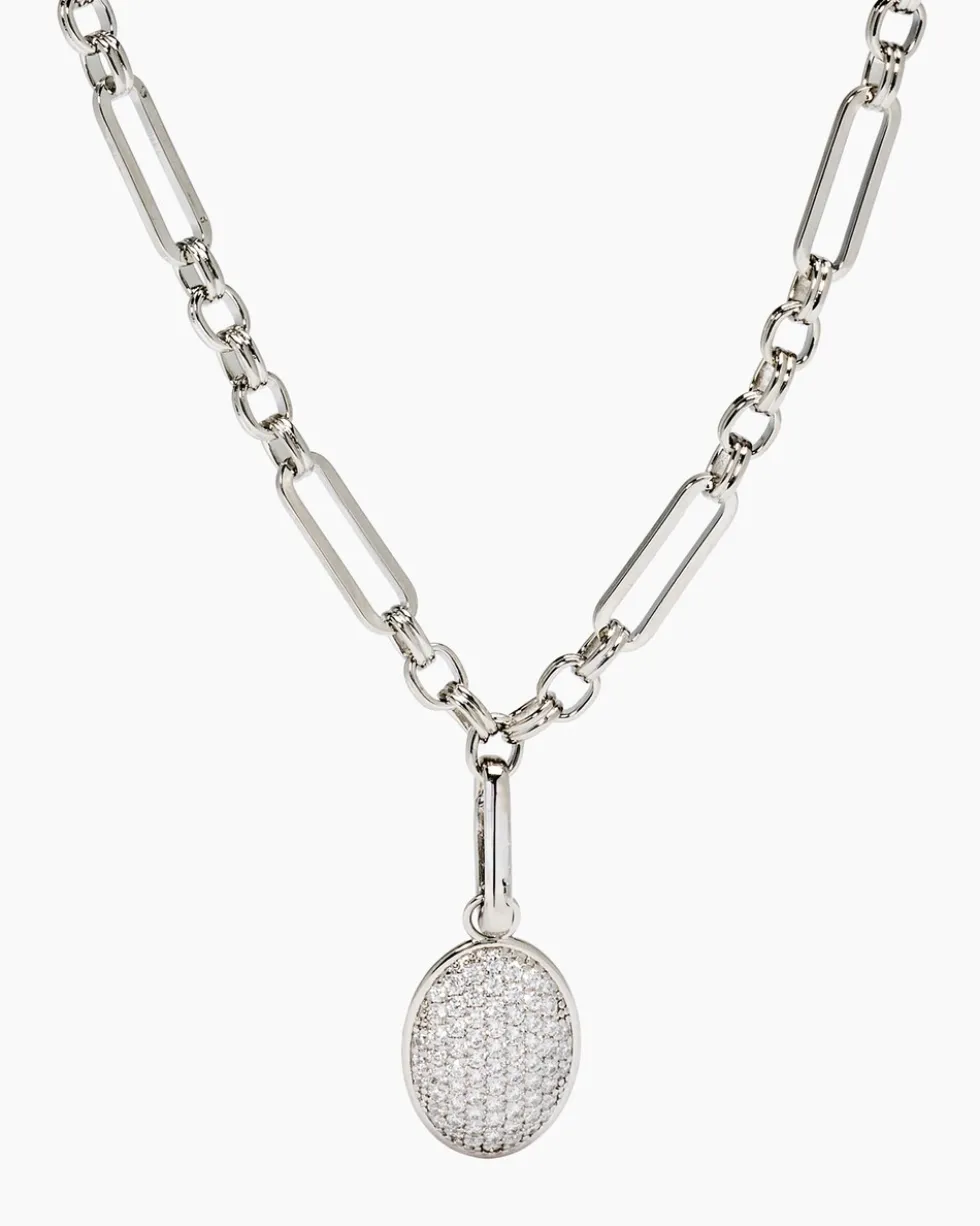 Collier mit Vario-Clip & Zirkonia