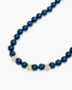 Collier MK-Perlen 10 mm & Zirkonia