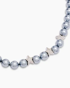 Collier MK-Perlen 10 mm & Zirkonia