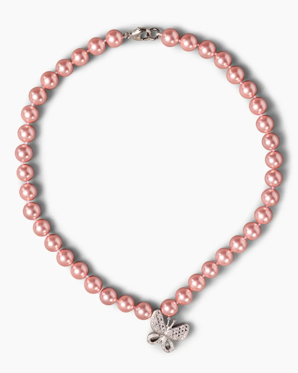 Collier MK-Perlen 10mm & Zirkonia