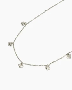 Collier-Set mit Zirkonia, 2tlg.