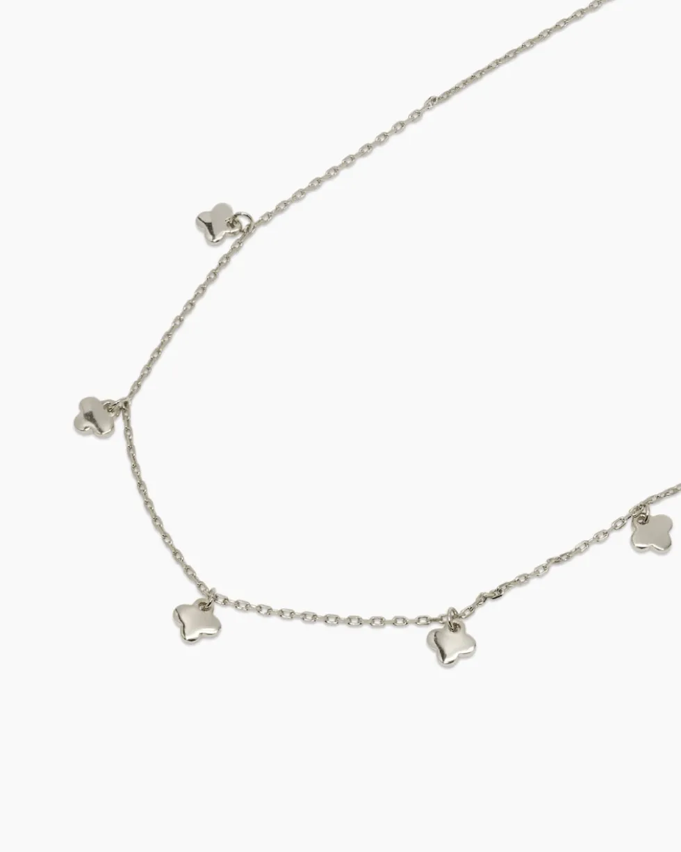 Collier-Set mit Zirkonia, 2tlg.