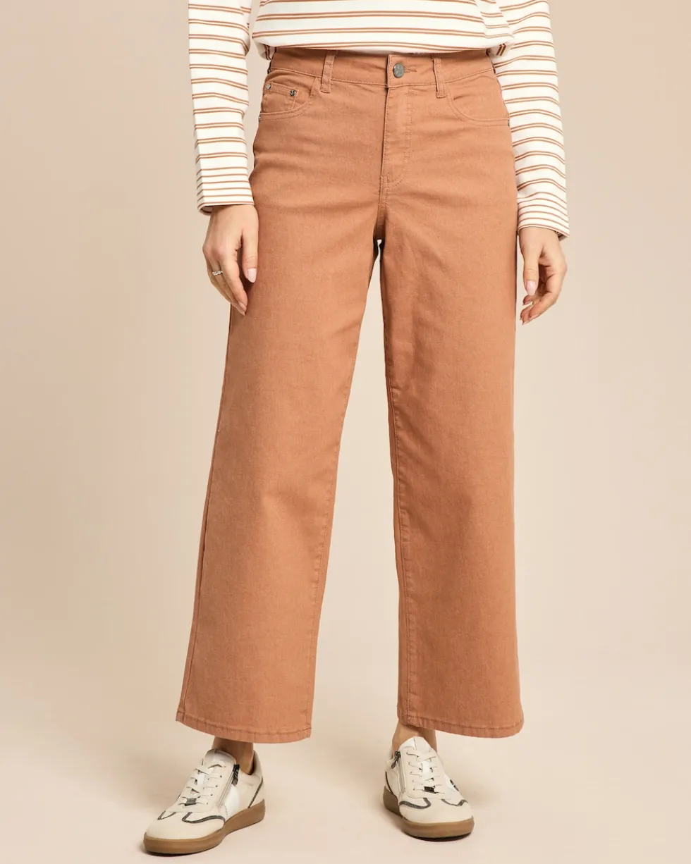 Color Denim 7/8-Hose