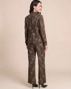 "Couture" Blazerjacke mit Leo-Print