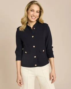 Couture Jacke mit Knopfdetails