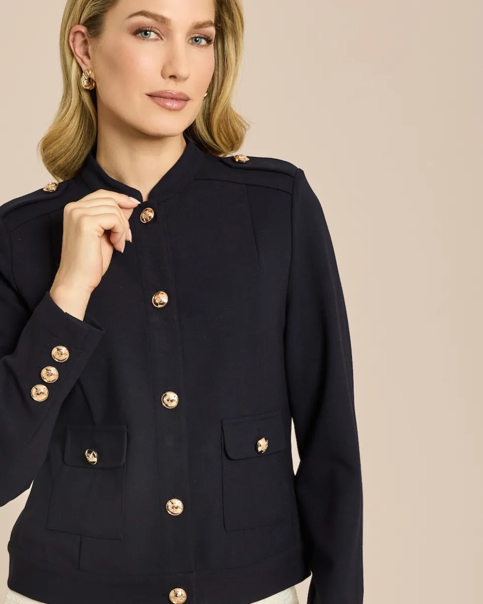 Couture Jacke mit Knopfdetails